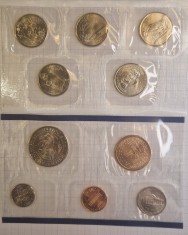 Set Monede Monetarie United States Statele Unite America USA, 2006, Philadelphia, 10 monede