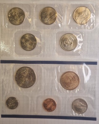 Set Monede Monetarie United States Statele Unite America USA, 2006, Philadelphia, 10 monede foto