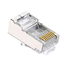 Mufa RJ45 8P8C CAT6E FTP ecranata PASS THROUGH EMTEX EMT-PR6-FTP