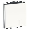 Intrerupator cu Revenire si LED Schneider Easy Styl, 2 Module, 10A, Alb