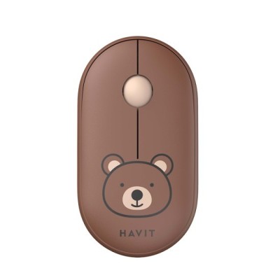 Mouse Fara Fir 2.4GHz, 1600 DPI, ABS, PC- Havit (MS75GT Pro) - Black foto