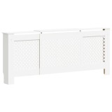 Cumpara ieftin Masca pentru calorifer, alb, 205 cm, MDF