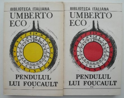 Pendulul lui Foucault (2 volume) &amp;ndash; Umberto Eco foto