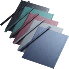 Sina Metalica Structura Panzata, A4, 61-90 Pag.(10 Mm) 10 Buc/set, Metal -bind Opus - Negru foto