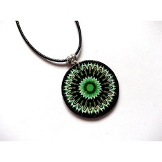 Colier lemn cu mandala 45967