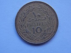 10 PIASTRES 1969 LIBAN foto