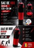 Sac de box bicolor 120x30 cm umplut