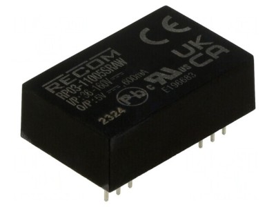 Convertor DC/DC 3W 36-160V la 5V 600mA DIP24 foto