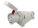 Conector alimentare AC trifazate 63A 400VAC - Soclu mamă IP67