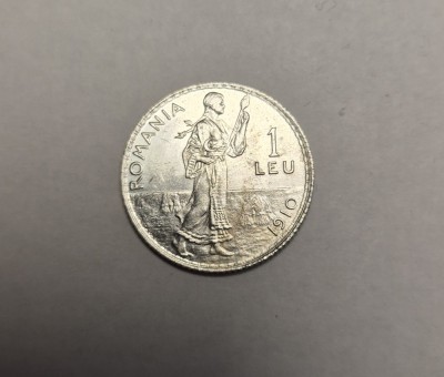 1 leu 1910 UNC foto
