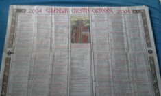 CALENDAR CRESTIN ORTODOX 2004 foto