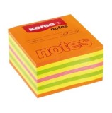 Cumpara ieftin Cub notite adezive Kores, 450 file, 75 x 75, culori de vara, multicolor