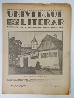 UNIVERSUL LITERAR , No.34 , 1927 foto