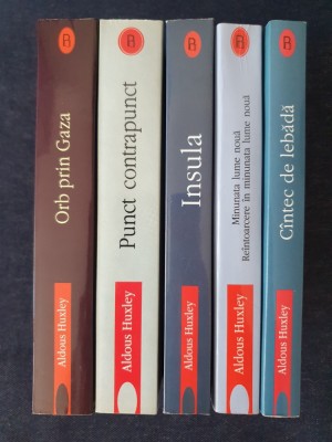 Aldous Huxley &amp;ndash; Minunata lume noua, Punct contrapunct, Insula... (set 5 vol.) foto