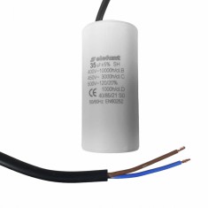 Condensator cu fire CBB60 35&micro;F 45x95mm 450V, Elefant Innovative ReliableTools