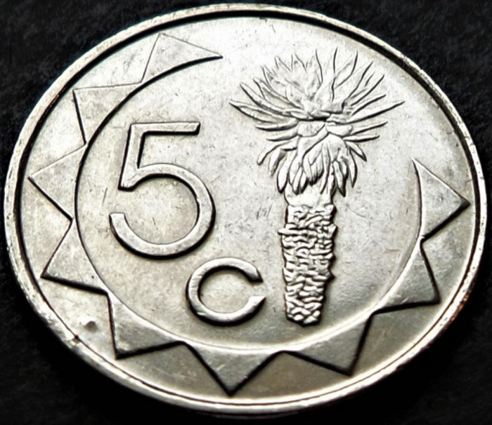 Moneda exotica 5 CENTI - NAMIBIA, anul 2007 * cod 3944