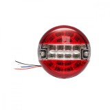 Lampa spate rotunda camion/remorca cu LED 139mm, 12/24V Breckner Germany