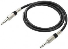 Cablu stereo Jack 6.3 tata la Jack 6.3 tata Blue Tech Cbl-011B-10m foto