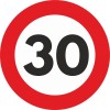 Autocolant Sticker "Limita Viteza" Reflectorizant - 30km/h, AVEX