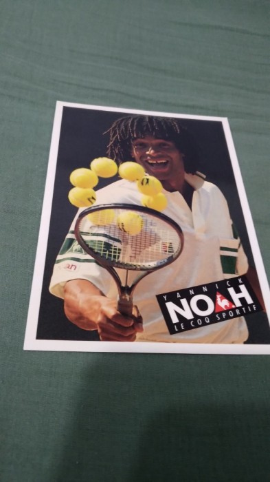 CARTE POSTA YANNICK NOAH NECIRCULATA