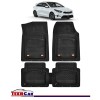 Covorase Auto TeamCar&reg; Kia Ceed CD (2018-prezent) - Negru - Cauciuc Rezistent Tip Tavita