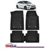 Covorase Auto TeamCar&reg; Kia Ceed CD (2018-prezent) - Negru - Cauciuc Rezistent Tip Tavita