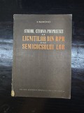 Studiul citorva proprietăți ale lignitilor din R.P.R. și ale semicocului lor - D. Buimovici