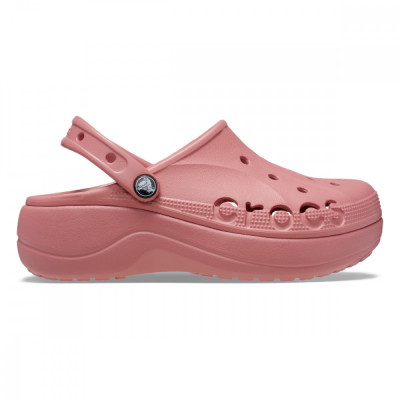 Saboți Crocs Baya Platform Clog Roz - Blossom foto