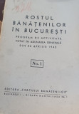 ROSTUL BANATENILOR in Bucuresti, Nr. 1 - Brosura Veche despre Banat