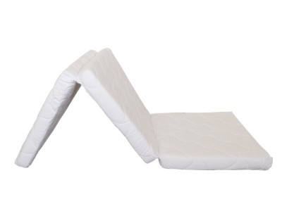 Saltea Pliabila Fibra Cocos Integral 120x60x06 cm Husa Microfibra Matlasata foto