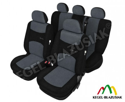 Huse scaune auto Sport Line Super Marime L, AirBag gri Kft Auto foto