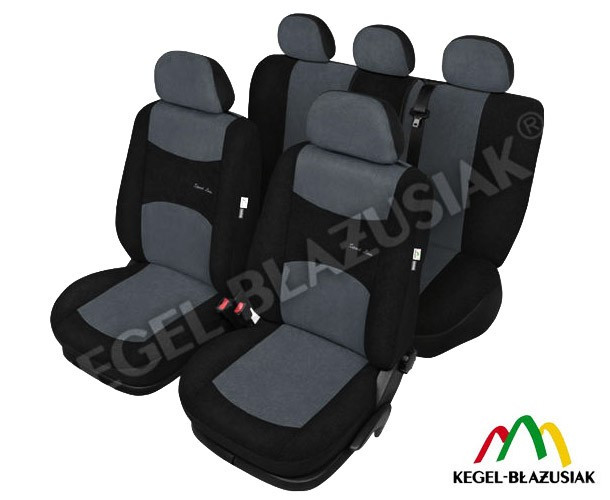 Huse scaune auto Sport Line Super Marime L, AirBag gri Kft Auto