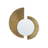 Cumpara ieftin Oglinda perete metal auriu Namita 32x2.5x38 cm