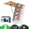 Scara pod metal Fakro LML Lux, maner telescopic cu amortizor