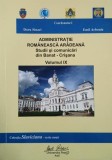Administratie romaneasca aradeana. Studii si comunicari din Banat-Crisana, vol. 9 - Doru Sinaci, Emil Arbonie (coordonatori)