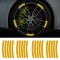 Set 20 bucati Elemente Reflectorizante &quot;Wheel Arch&quot; pentru autoturisme, biciclete, motociclete, atv-uri, scutere, culoare Orange