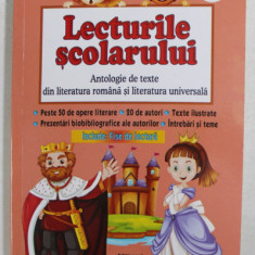LECTURILE SCOLARULUI , ANTOLOGIE DE TEXTE DIN LITERATURA ROMANA SI LITERATURA UNIVERSALA , CLASA A - IV - a de LUMINITA DRAGHICI , 2023