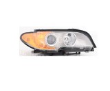 Far Bmw Seria 3 (E46), Coupe/Cabrio 03.2003-09.2006, montare fata, dreapta, D2S+H7; electric; element reflectorizant argintiu, semnal galben; cu moto, Magneti Marelli