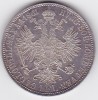 AUSTRIA UNGARIA 1 Florin 1861 A Viena, Europa, Argint