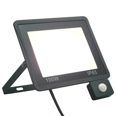 Proiector LED cu senzor, 100 W, alb rece foto