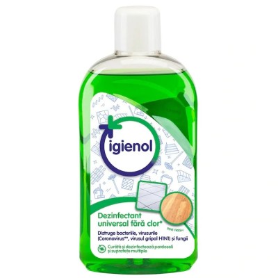 Igienol Dezinfectant Universal Multisuprafete, Plus Curat, Pine Forest, 1L foto