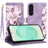 Husa personalizata fete Samsung Galaxy S25 Plus Techsuit FlipCraft, mov