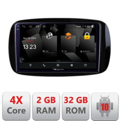 Navigatie Smart For Two 2015- 5230-Smart15 Android Ecran 720P Quad Core 2+32 carplay android auto CarStore Technology foto