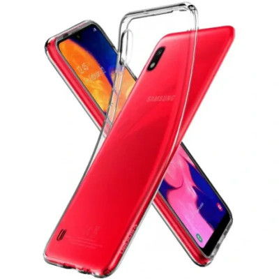 Husa Cover Spigen Liquid Crystal pentru Samsung Galaxy A10 Clear foto