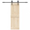 Gossi set feronerie pentru usi glisante, negru, 200 cm, otel