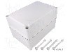 Carcasa policarbonat, 188mmx278mmx180mm, IP66, IP67, FIBOX - PC 2819 18 G