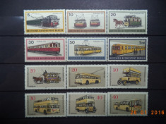 1971/73 Germania ( Berlin ) - Mijloace de transport** Doua serii complete. foto