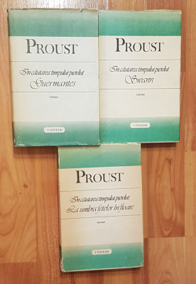 In cautarea timpului pierdut de Marcel Proust (3 vol.) foto