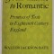 FROM CLASSIC TO ROMANTIC , PREMISES OF TASTE IN EIGHTEENTH CENTURY ENGLAND by WALTER JACKSON BATE , 1961 , PREZINTA PETE SI URME DE UZURA , SUBLINIER