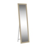 Cumpara ieftin Oglinda podea rama bej alb Asuel 40x150 cm